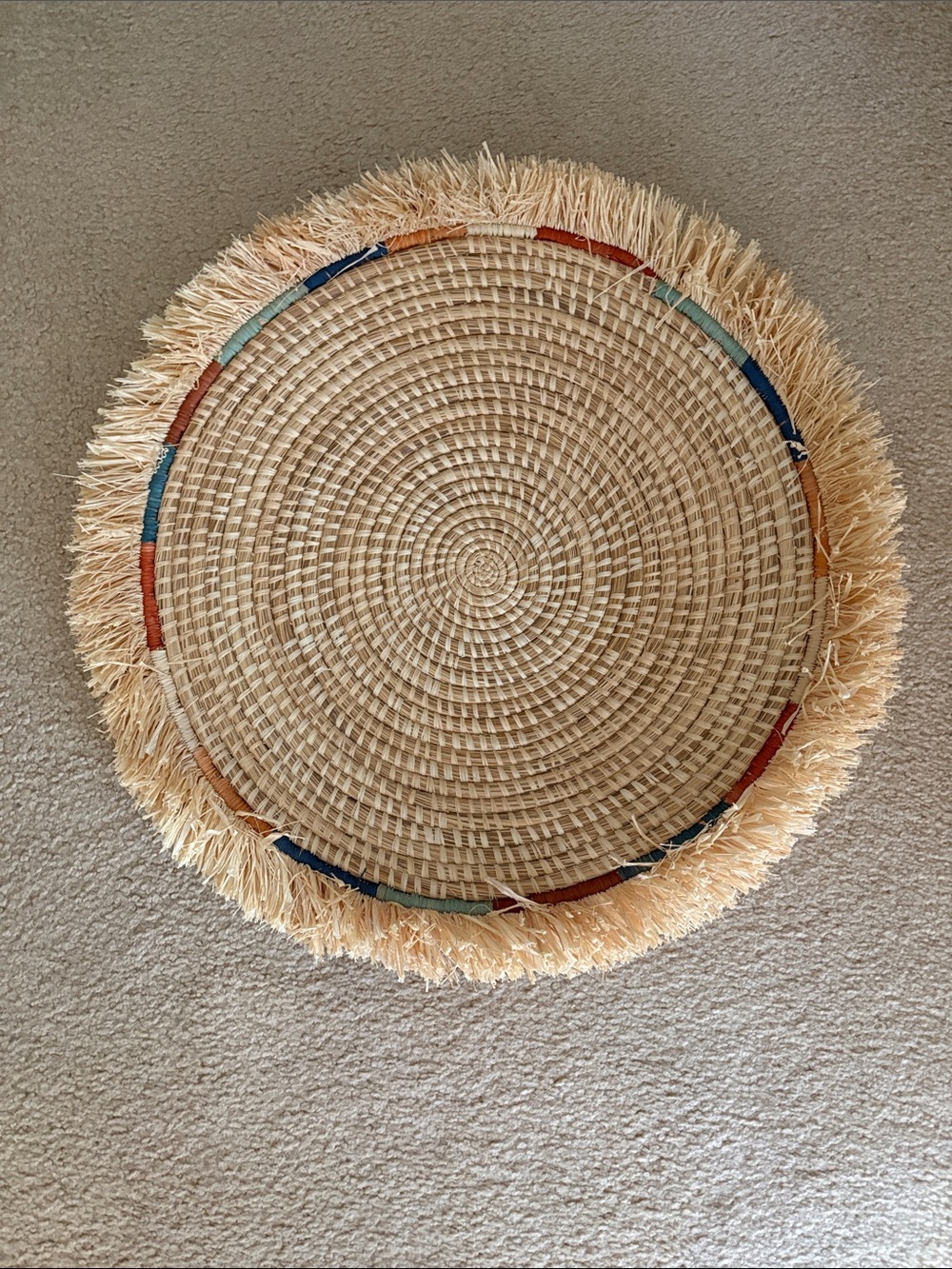Threshold Woven Raffia Wall Plate